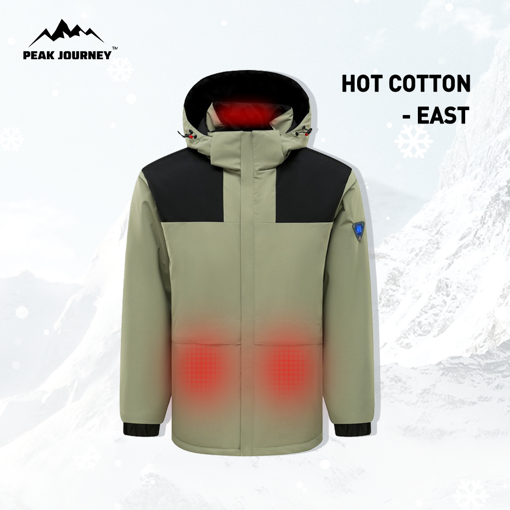 Outdoor Sports Hooded Jacket with Graphene Heating Technology