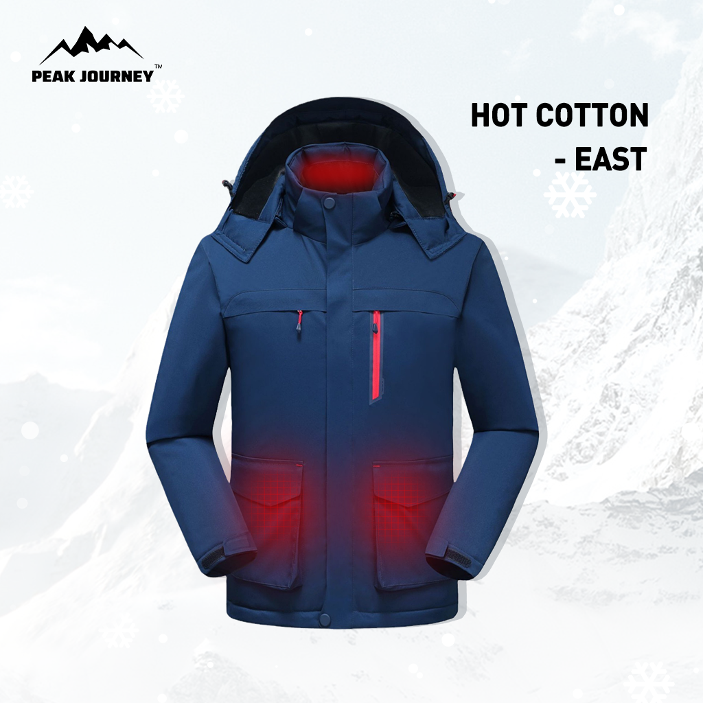 Smart Heated Windbreaker for Outdoor Activities - Keep Warm While Adventuring