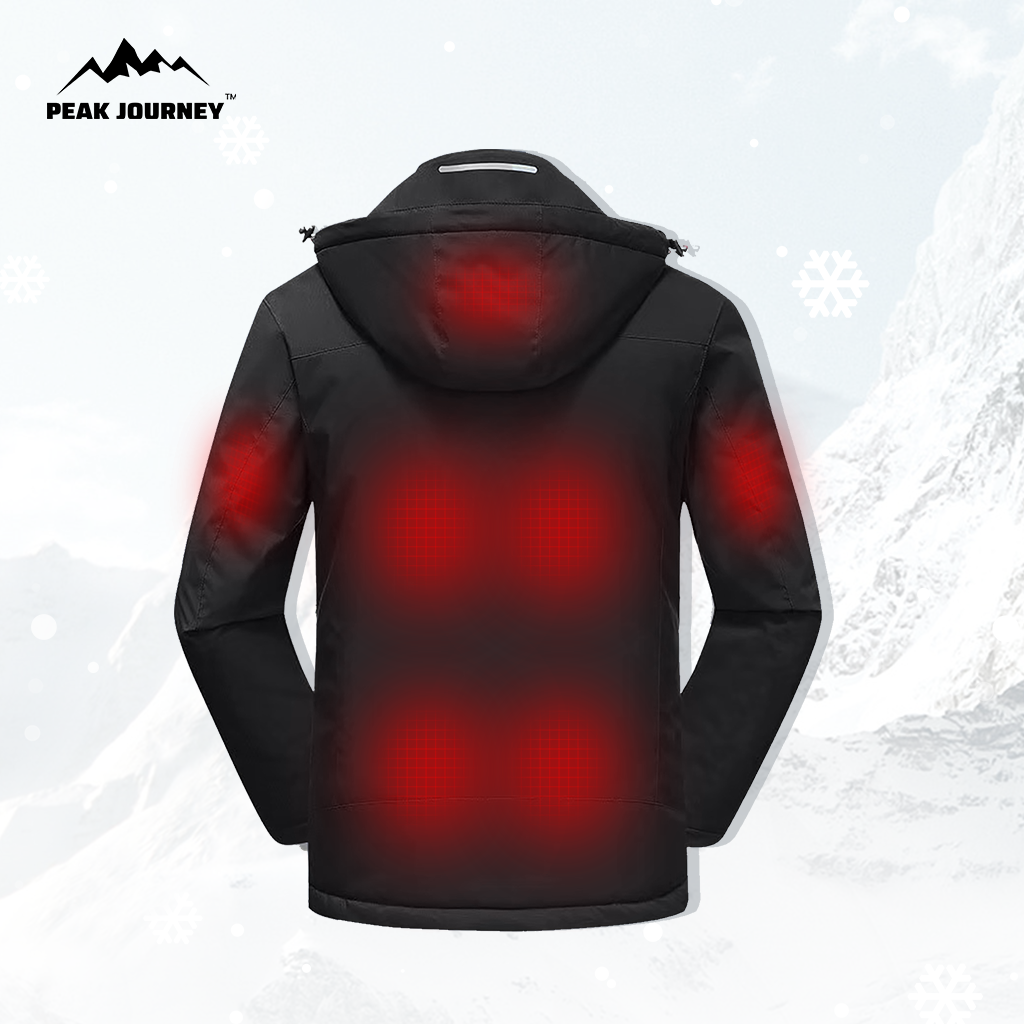 Smart Heated Windbreaker for Outdoor Activities - Keep Warm While Adventuring