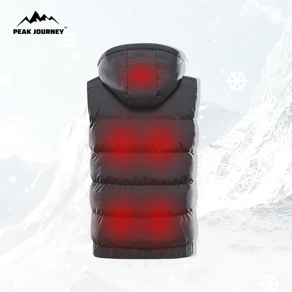 Unisex Smart USB Heating Vest - Adjustable Temperature, Winter Warmth