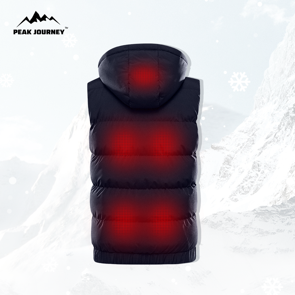 Unisex Smart USB Heating Vest - Adjustable Temperature, Winter Warmth