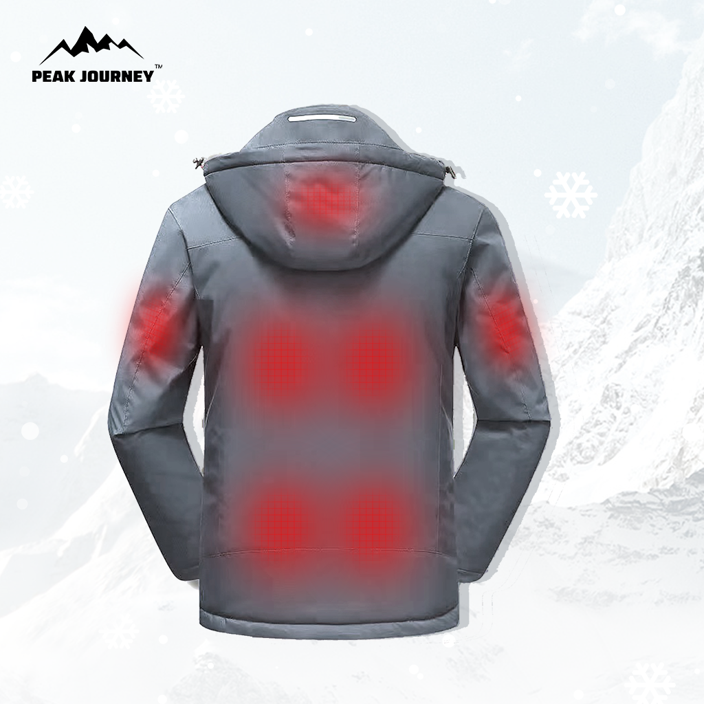 Smart Heated Windbreaker for Outdoor Activities - Keep Warm While Adventuring