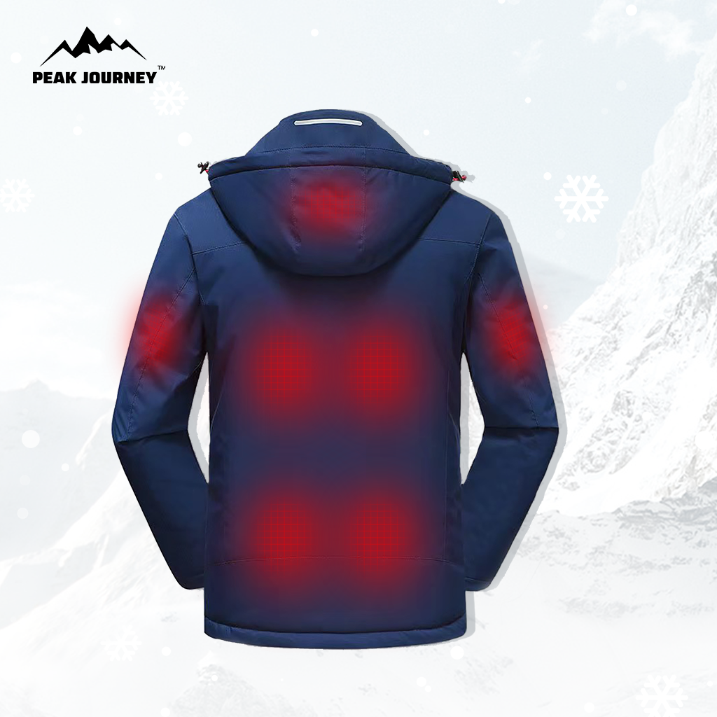 Smart Heated Windbreaker for Outdoor Activities - Keep Warm While Adventuring