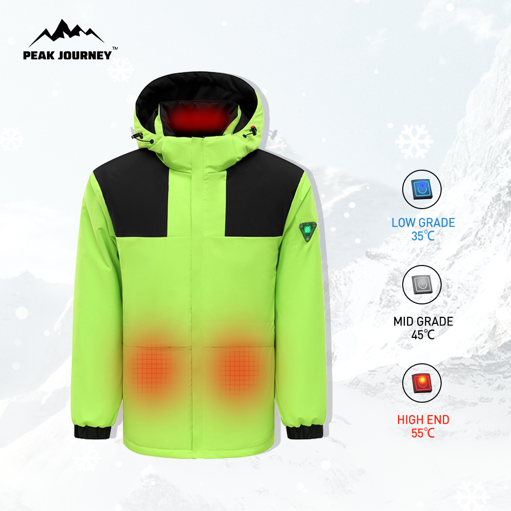 Outdoor Sports Hooded Jacket with Graphene Heating Technology