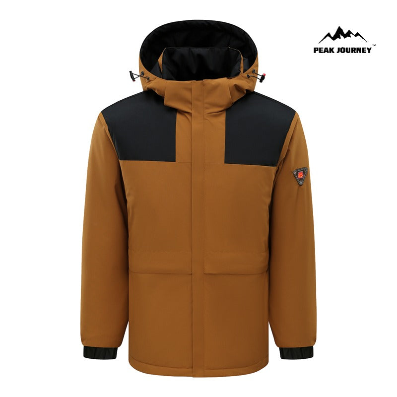 Outdoor Sports Hooded Jacket met Graphene Verwarming Technologie